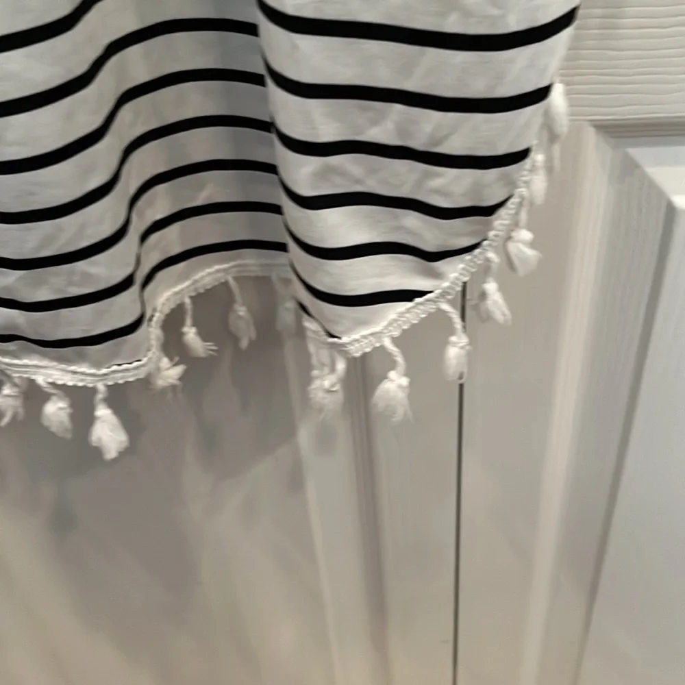 # Shein striped 3X cover-up with tassels